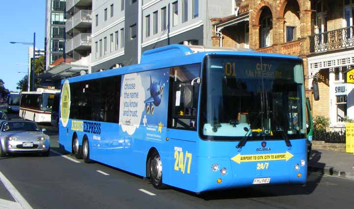 Johnstons Airport Express Scania K280UB Kiwi 106